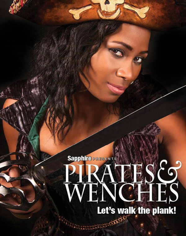 Pirates and Wenches event flyer