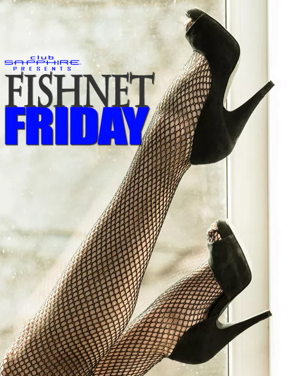 Fishnet Friday event flyer