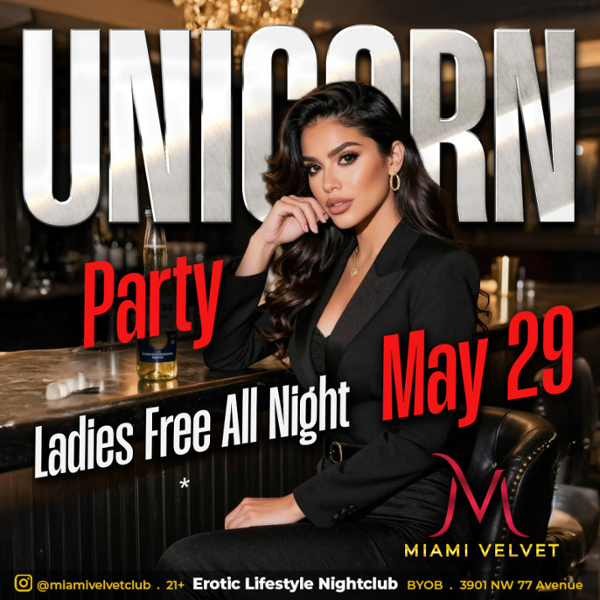 UNICORN PARTY event flyer