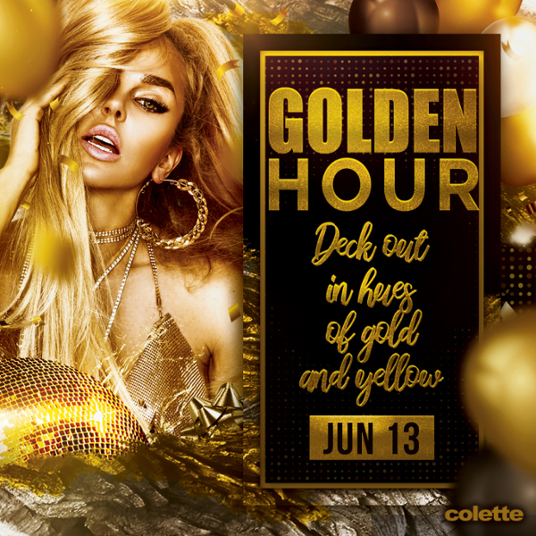 colette New Orleans Golden Hour event flyer