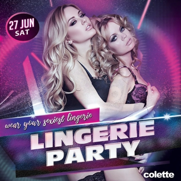 Lingerie Party event flyer