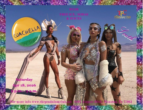 6 COACHELLA PARTY SOUTH event flyer