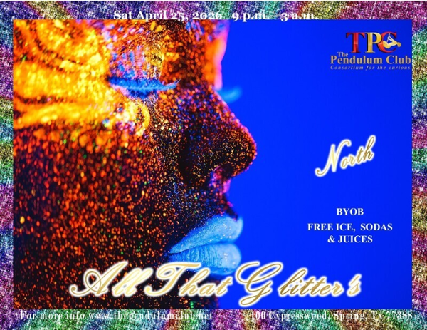 8 ALL THAT GLITTERS NORTH event flyer