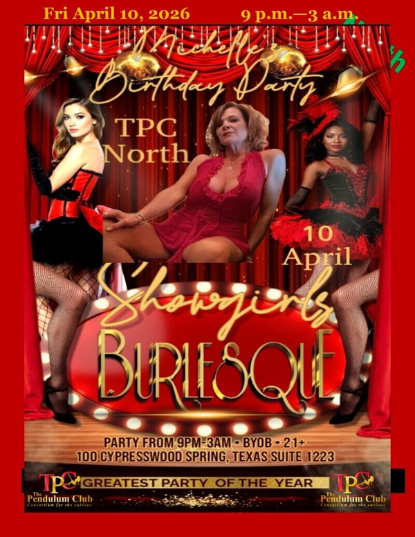 7 MICHELLE'S BURLESQUE FRIDAY PARTY NORTH event flyer