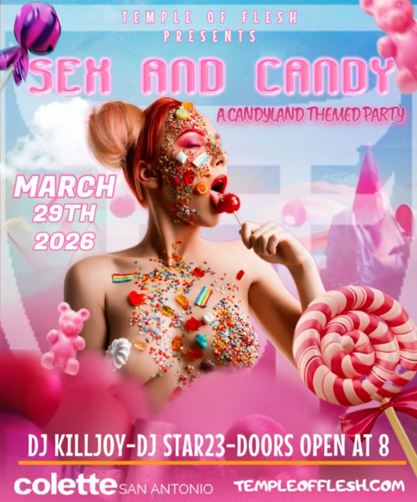 KINKY CANDY LAND event flyer
