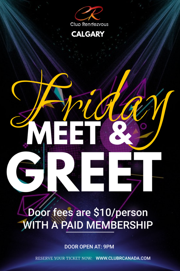 MEET AND GREET ~ CALGARY event flyer