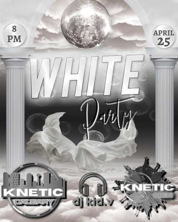 White Party event flyer
