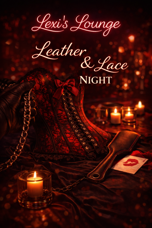 Leather & Lace Night event flyer