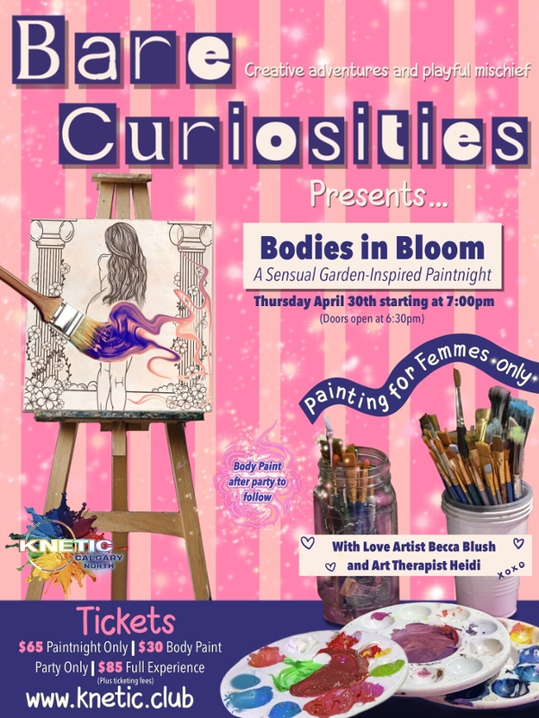 Femme Erotic Paint Night event flyer