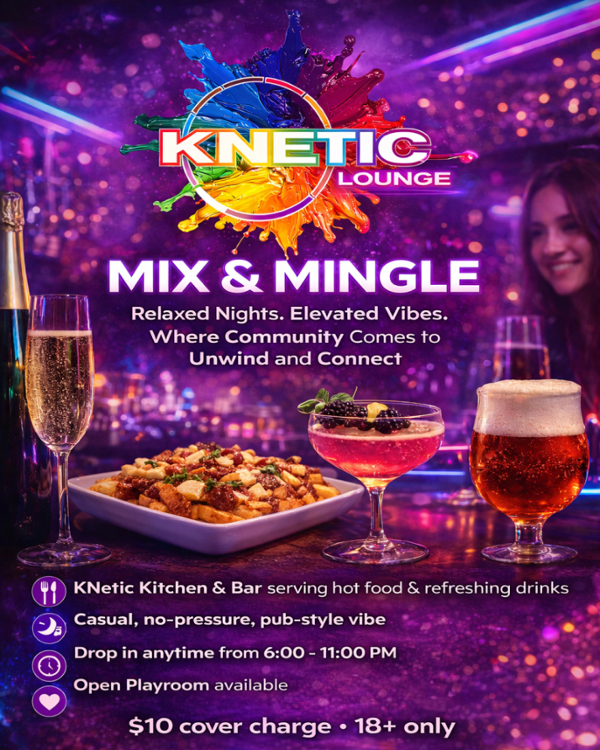 KNetic Lifestyle Lounge event flyer