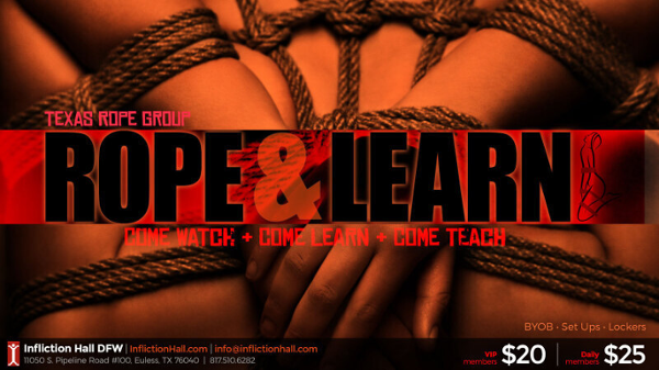 ALL TIED UP event flyer