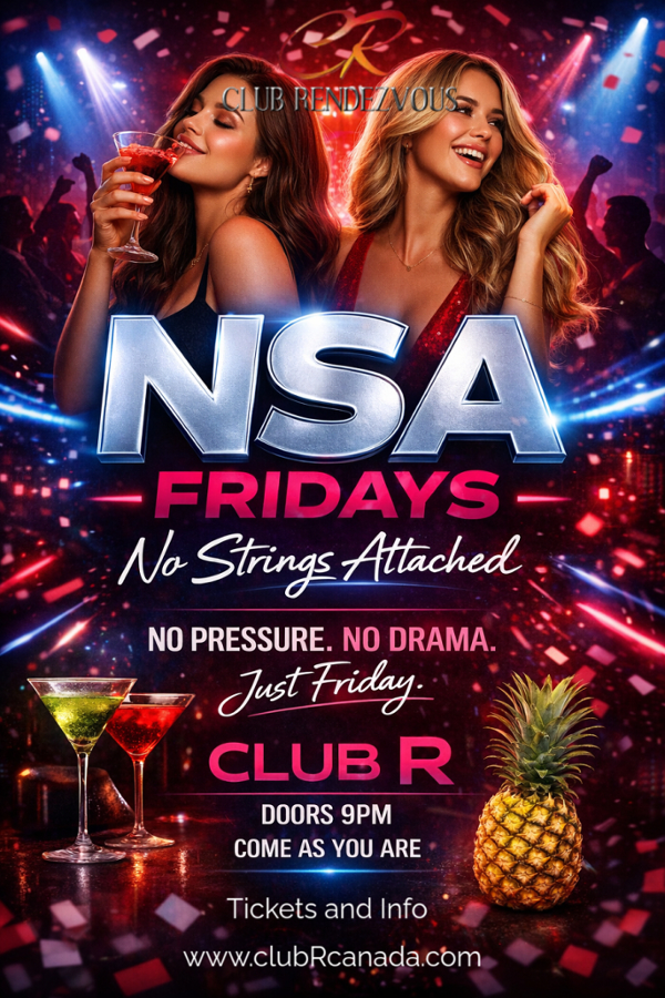 NSA FRIDAY ~ Calgary event flyer