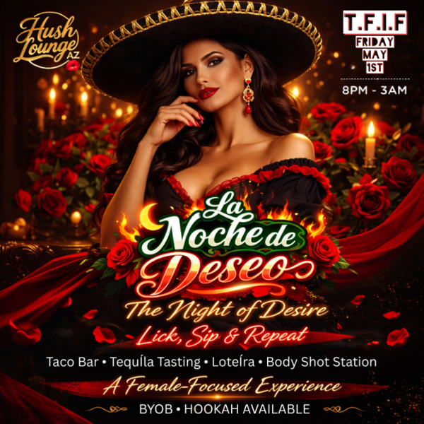 La Noche de Deseo | The Night of Desire event flyer