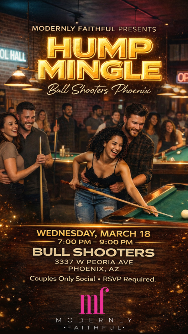 Hump Mingle Bullshooters event flyer