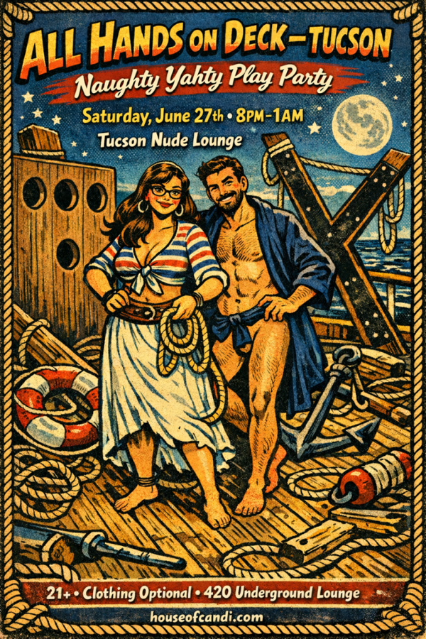 Tucson Naughty Yachty Play Party: All Hands on Deck event flyer