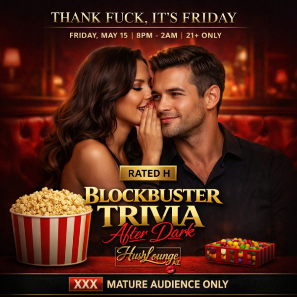 T.F.I.F. | RATED H: BLOCKBUSTER TRIVIA AFTER DARK event flyer