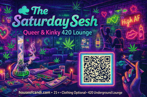 Saturday Afternoon Lounge Tempe HoCTwo event flyer