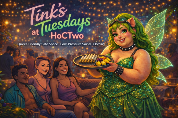 TUESDAY NIGHT OPEN LOUNGE at HoCTwo! event flyer