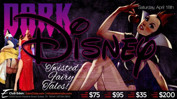 Dark Disney event flyer