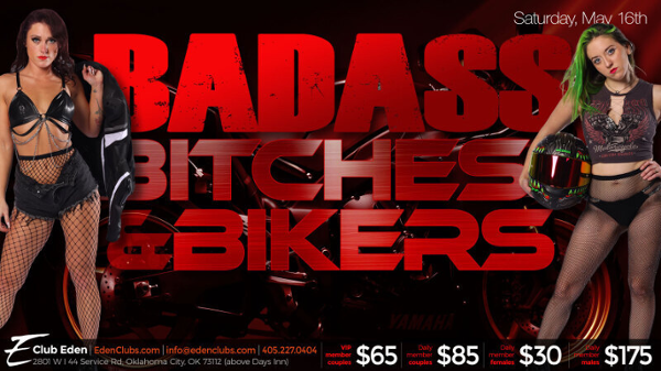 OKC Bad Ass Bitches & Bikers event flyer