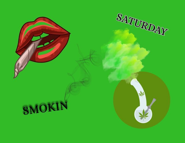 Smokin Tokin Saturday event flyer
