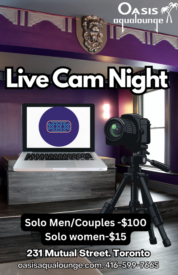 Live Cam Show & Performance event flyer