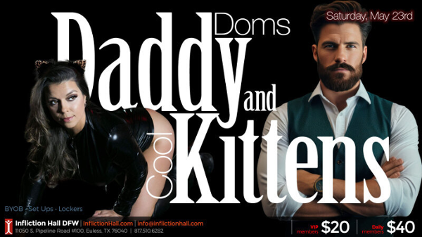 Dom Daddy & Cool Kittens event flyer