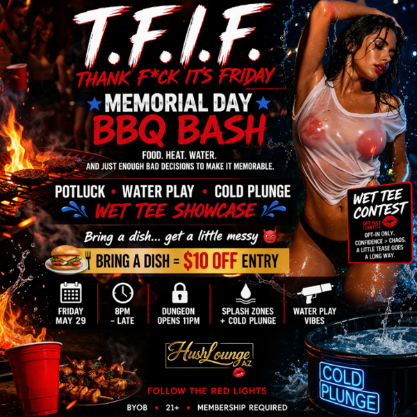 T.F.I.F. POST MEMORIAL DAY BASH event flyer