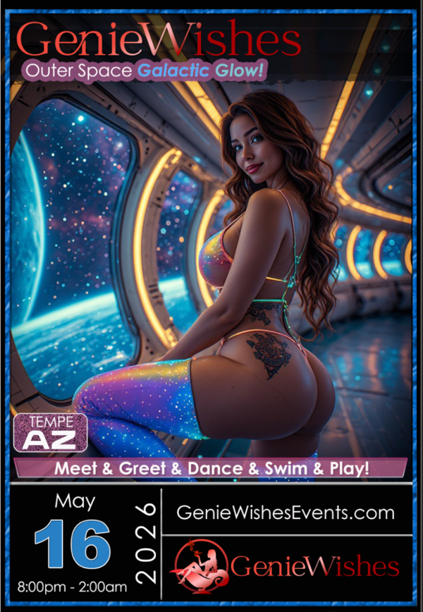 Outer Space Galactic Glow! event flyer