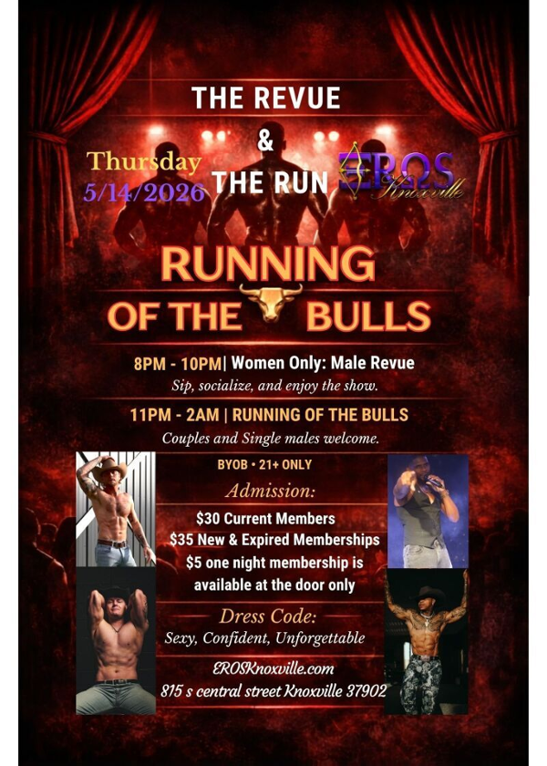 THE REVUE & THE RUN event flyer