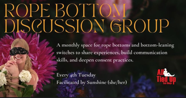 Rope Bottom Discussion Group event flyer