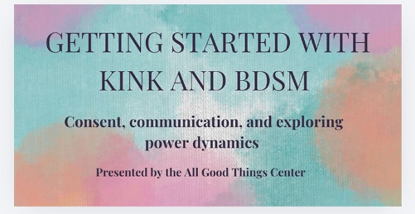 Getting Started with Kink and BDSM event flyer