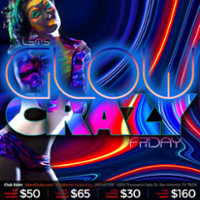 SATX Lets Glow Crazy Friday