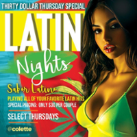 colette Houston Latin Night & Thirty Dollar Thursday