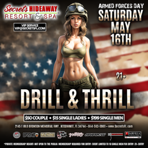 Saturday Pool Party AND Drill &amp; Thrill