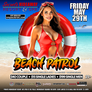 Friday Pool Party AND Beach Patrol